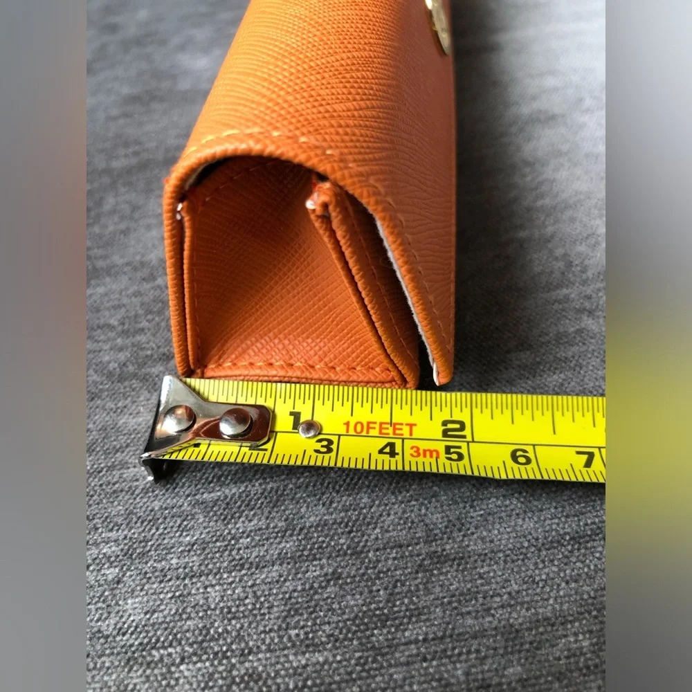 Orange Narrow Tory Burch Eyeglasses Case